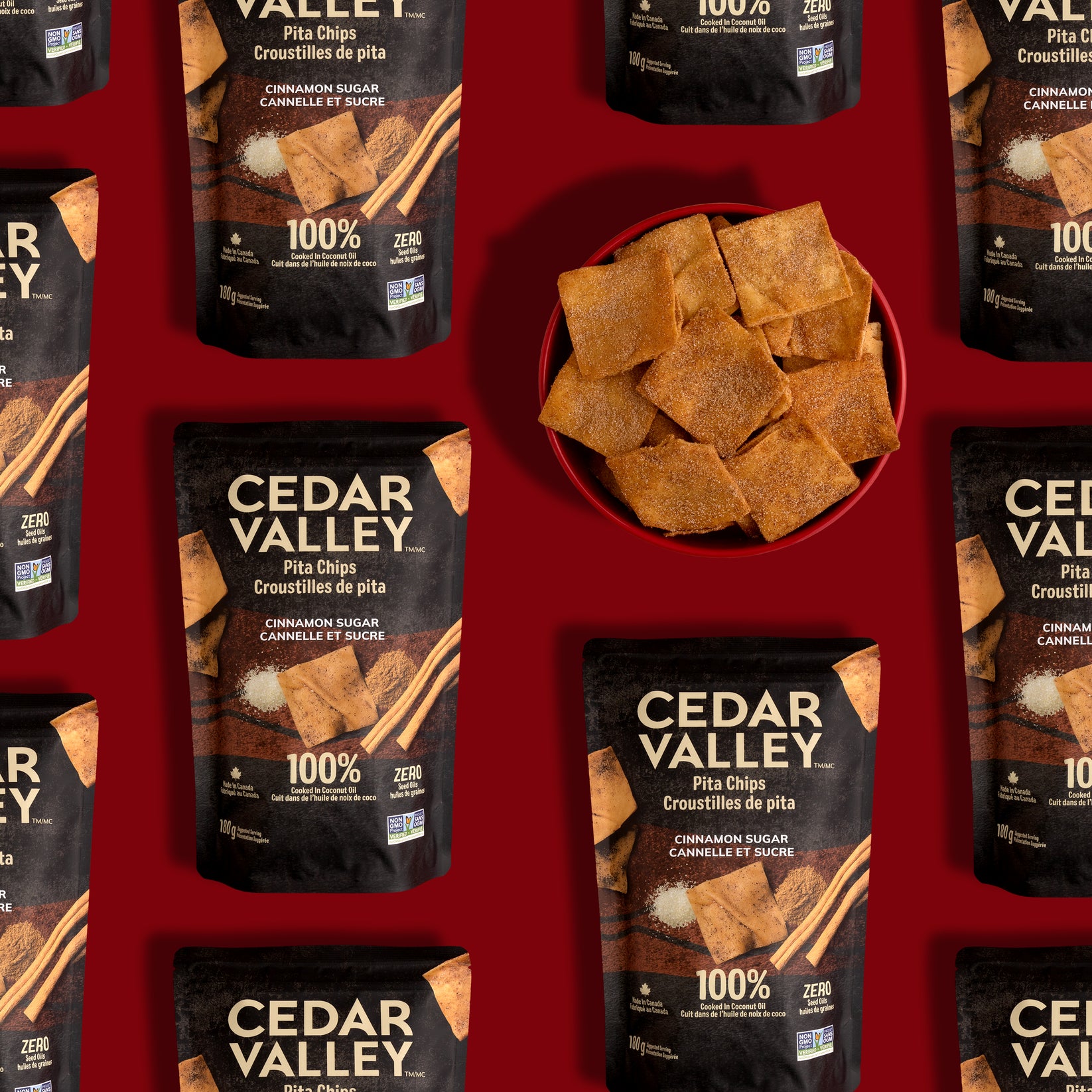 Cinnamon Sugar Pita Chips Cedar Valley