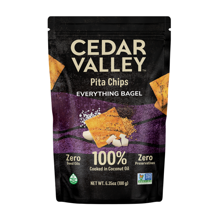 Everything Bagel pita chips