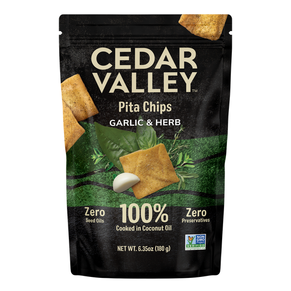 Garlic & Herb pita chips